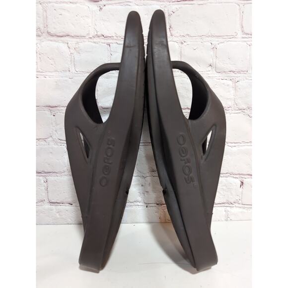 OOFOS Ooriginal Recovery Adult Flip Flop Sandals Mens 11 Womens 13 Brown - Picture 3 of 10